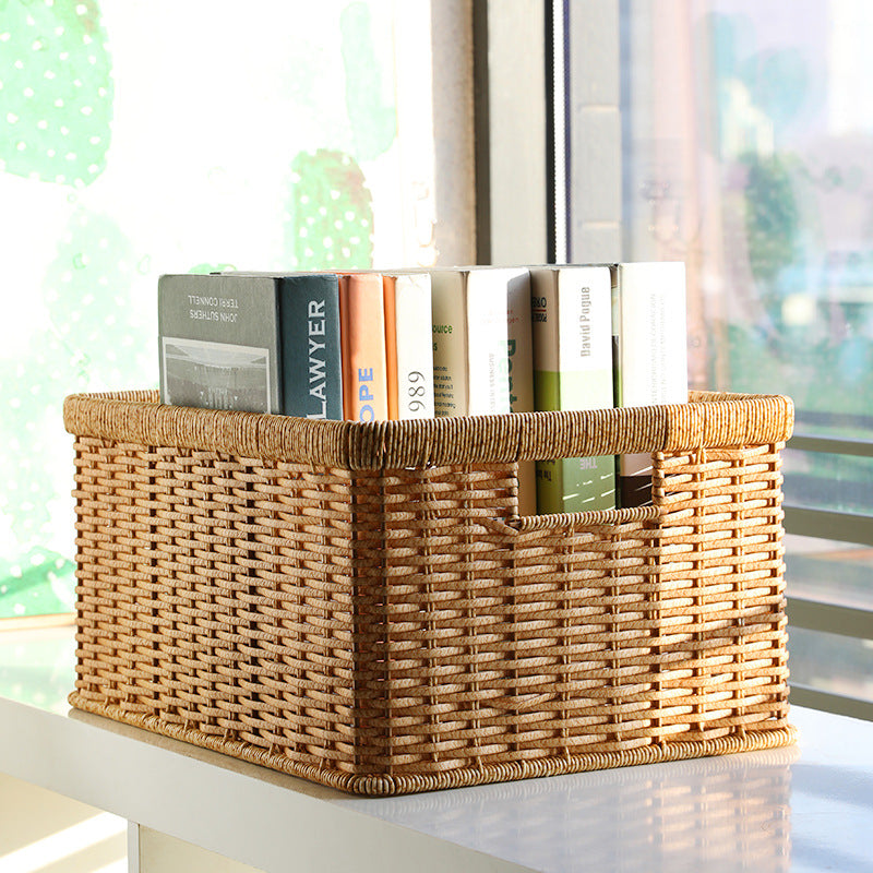 Unisex Practical Storage Basket with Open Handles Stornfield