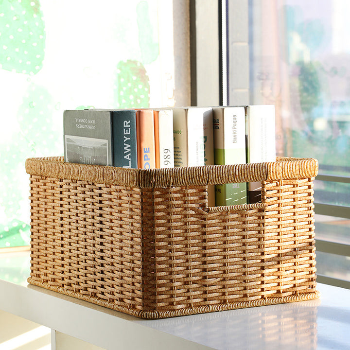 Unisex Practical Storage Basket with Open Handles Stornfield