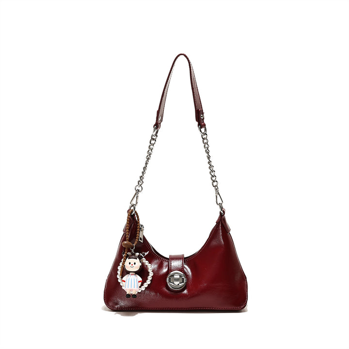 Chic Patent Leather Handbag