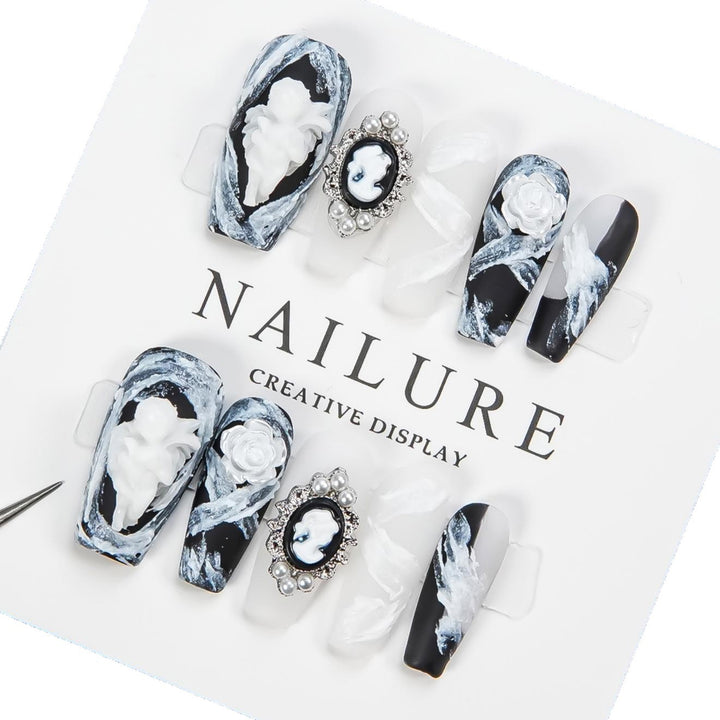 Decorative Acrylic Nail Set