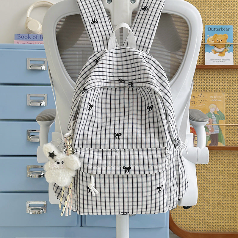 Striped Casual Backpack Stornfield