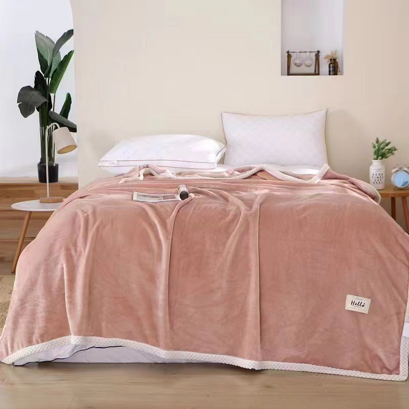Unisex cuddle blanket with playful cloud design Stornfield
