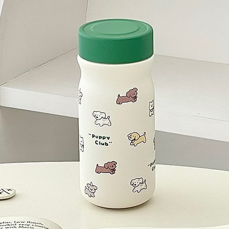 Ladies Insulated Water Bottle with Cute Dog Motif Stornfield
