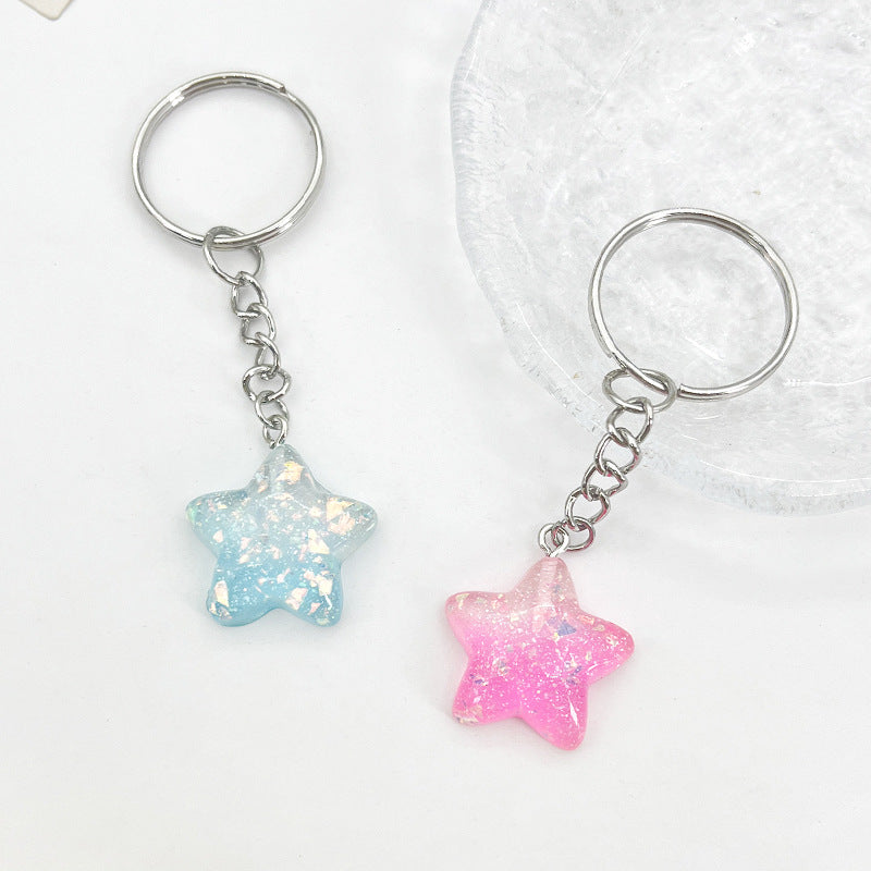 Star-Shaped Acrylic Keychain Stornfield