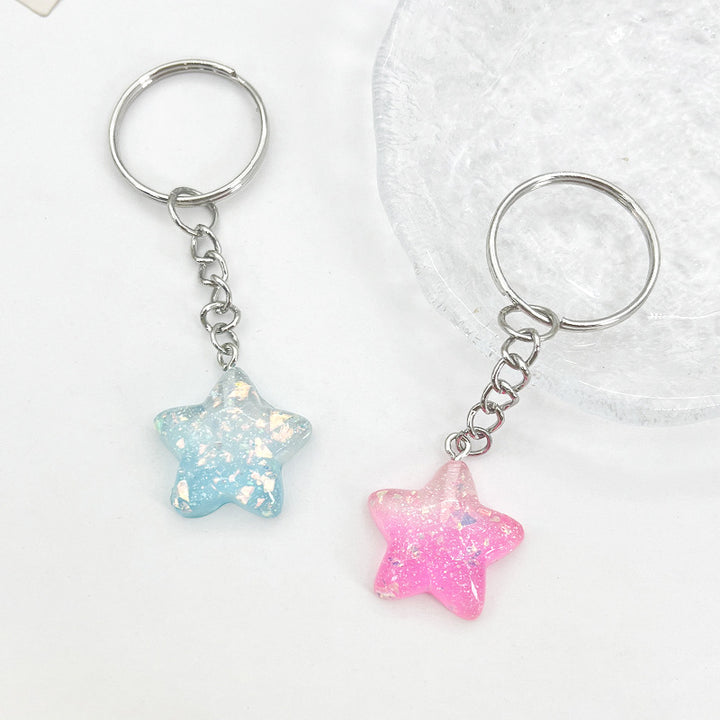 Star-Shaped Acrylic Keychain Stornfield