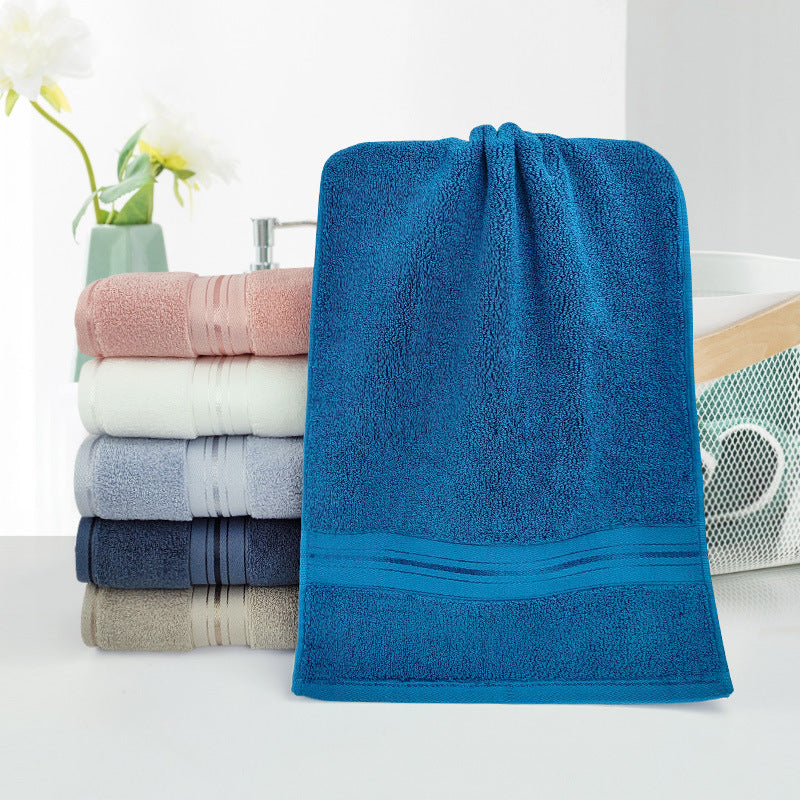 Premium Terry Bath Towel With Elegant Striped Border Stornfield