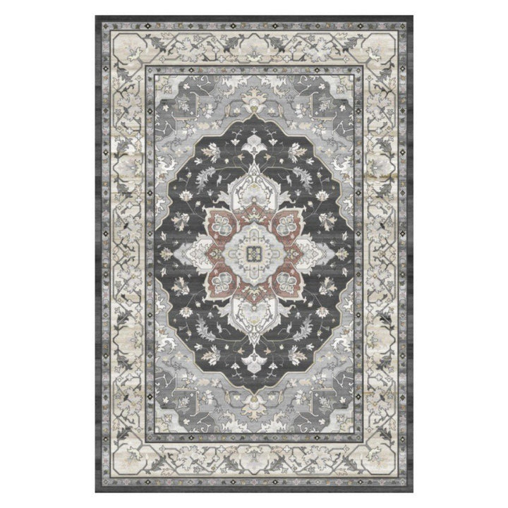 Vintage Floral Patterned Area Rug