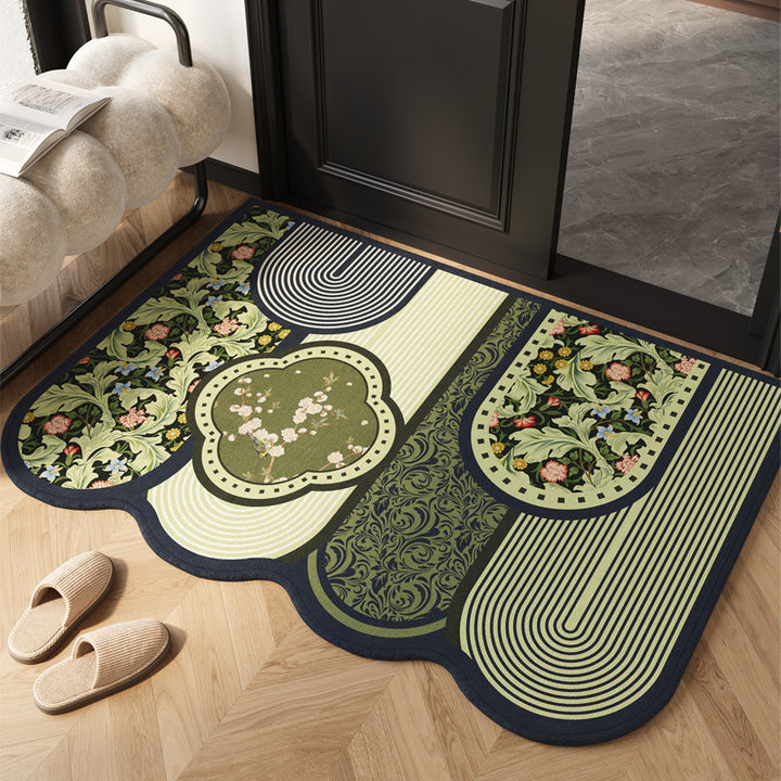 Botanical Design Area Rug