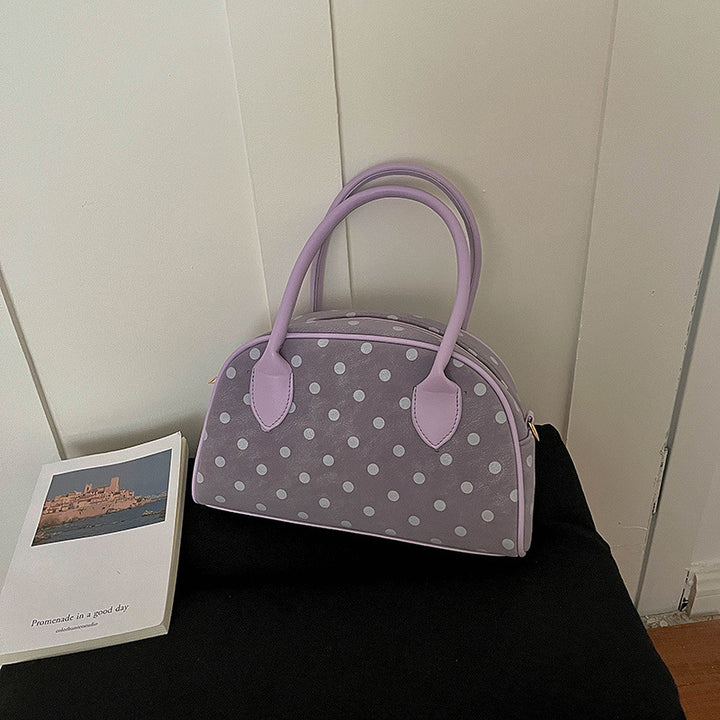 Polka Dot Handheld Satchel