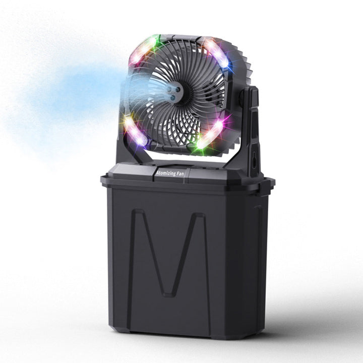 Portable Atomizing Fan with LED Lights Stornfield