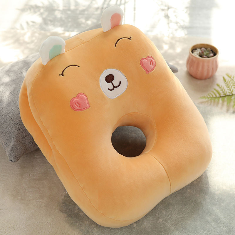 ergonomic neck support pillow with animal ears Stornfield