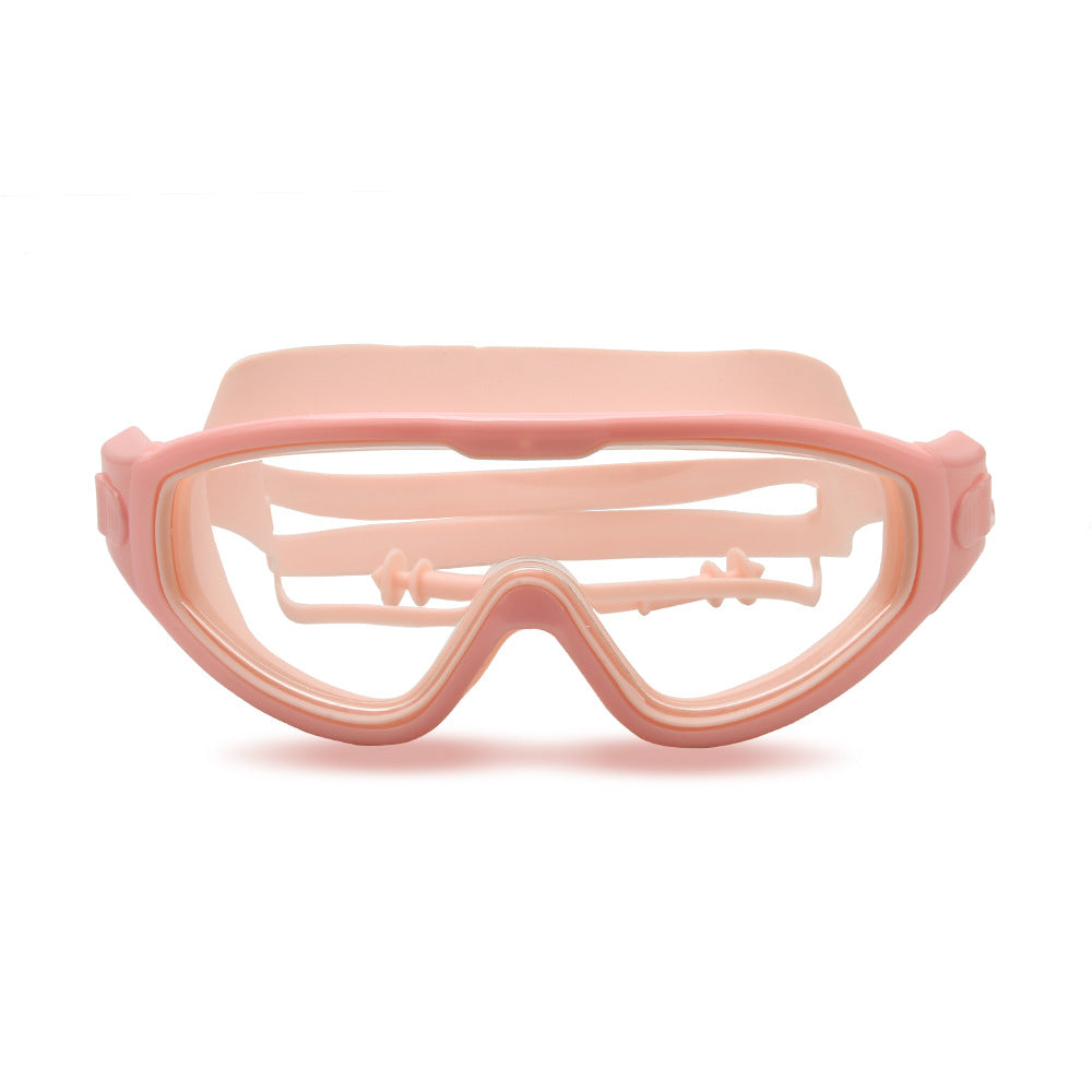 Waterproof swimming goggles with adjustable nose piece Stornfield