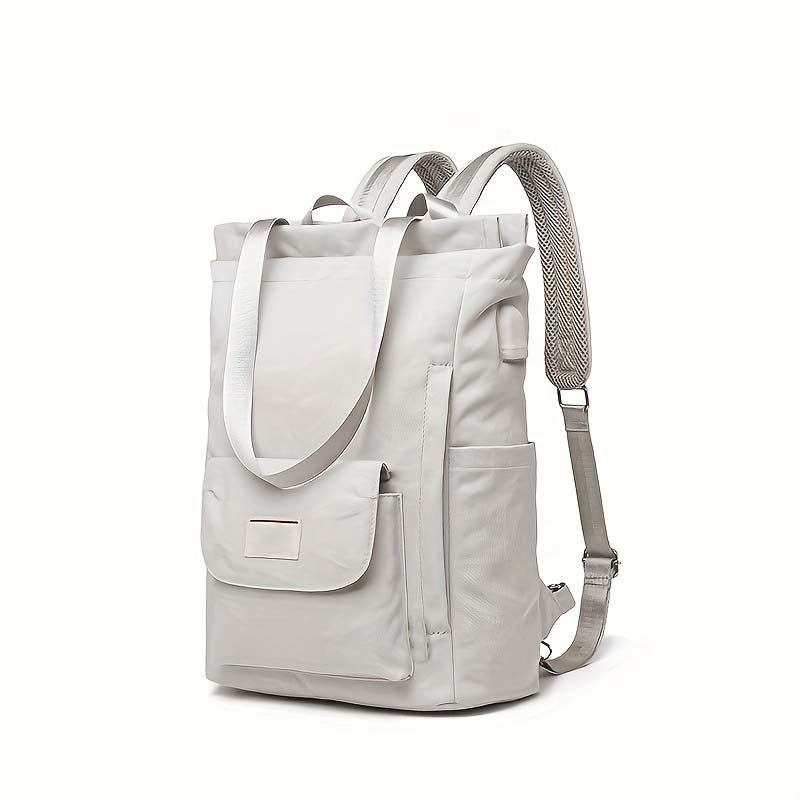 Unisex Multifunctional Backpack with Padded Laptop Compartment and Side Access Stornfield