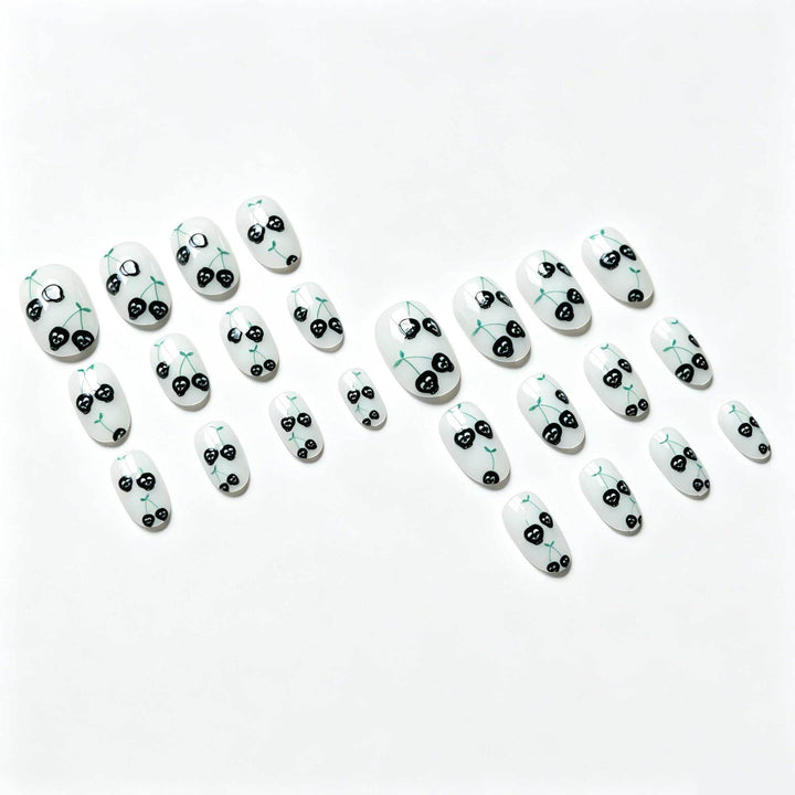 Edgy Skull Cherry Nail Art Kit