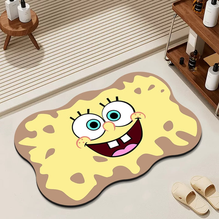 Playful Cat-Themed Area Mat