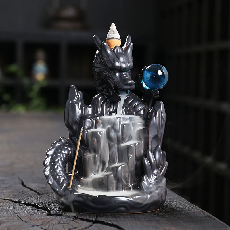 Dragons-Theme Artistic Incense Holder