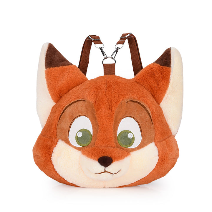 Plush backpack with cute fox design Stornfield
