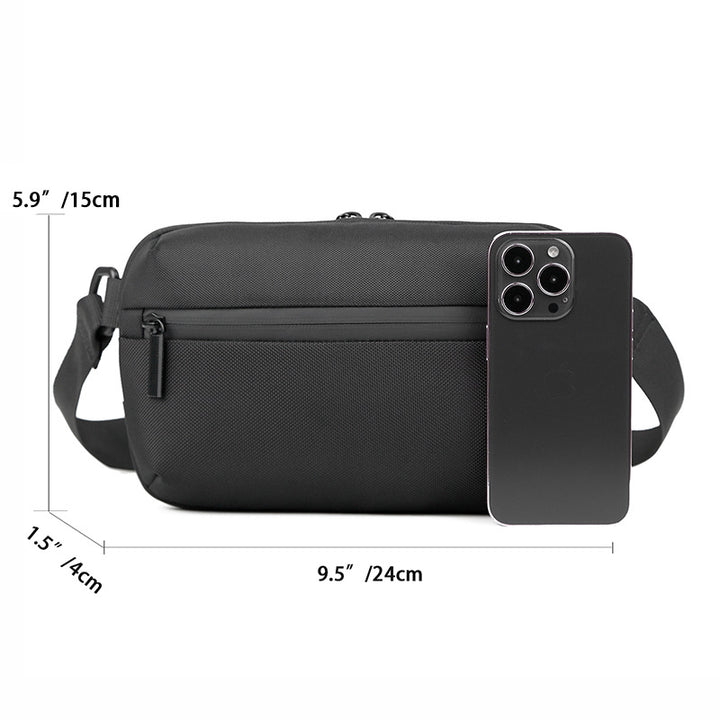 Compact Sleek Messenger Sling Bag Stornfield