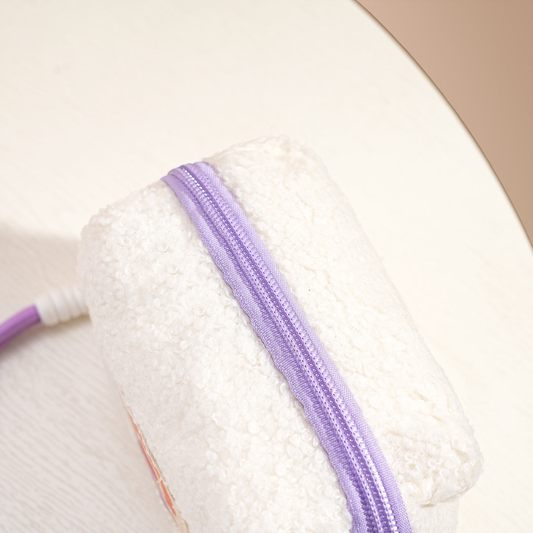 Fuzzy Cosmetic Pouch