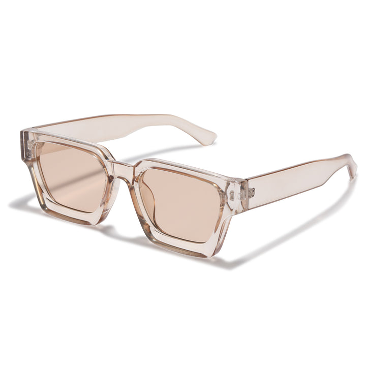 Women's fashionable sunglasses with clear frame and gradient lenses Stornfield