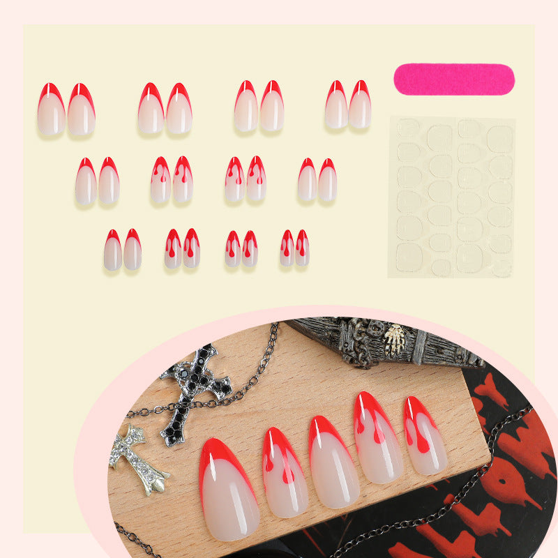 Artistic Gradient Design Press-On Nails Stornfield
