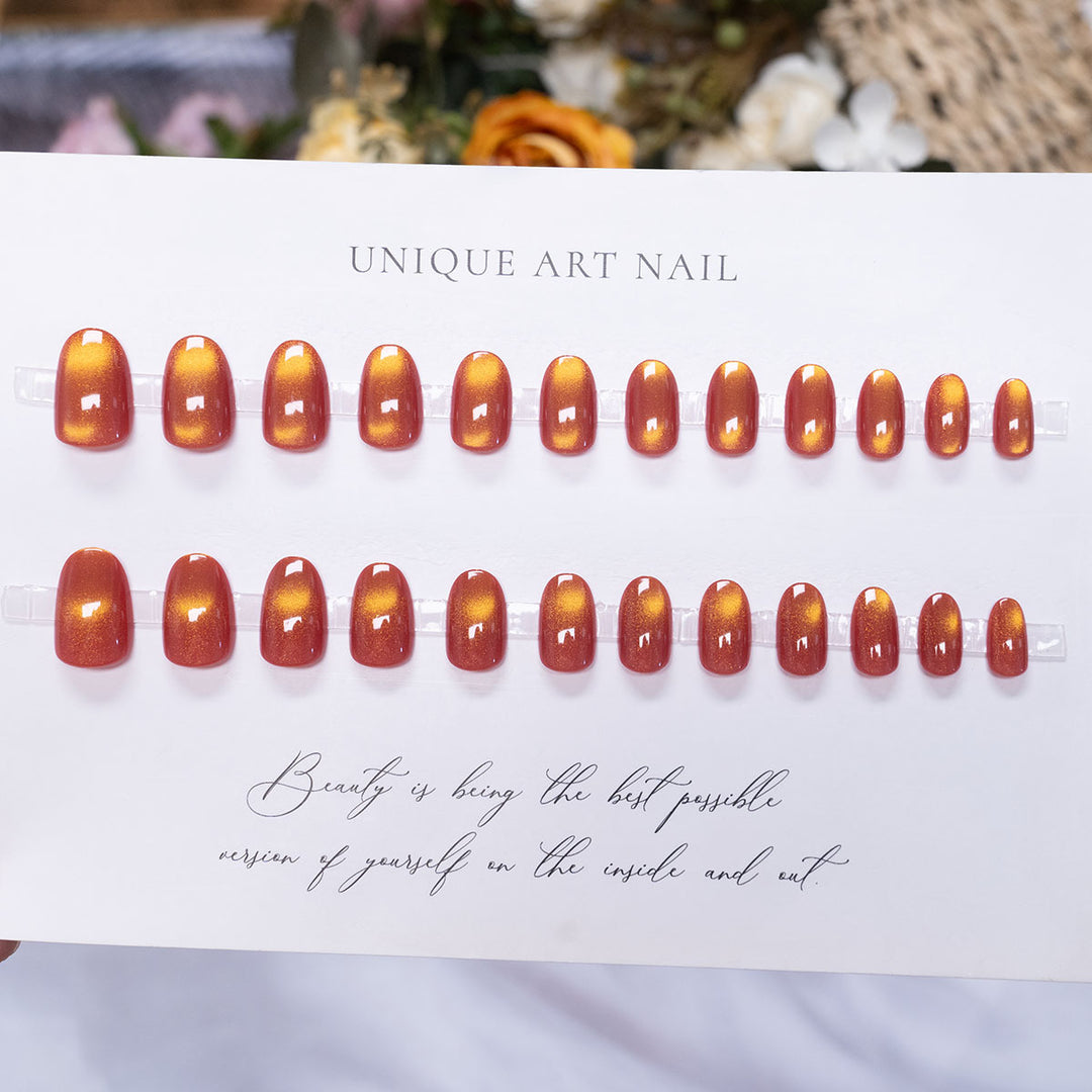 Ombre Glossy Nail Art