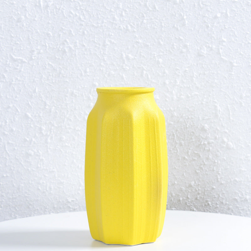 Textured Ceramic Floral Vase Stornfeild