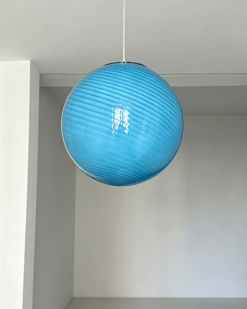 Modern Sleek Globe Pendant Light
