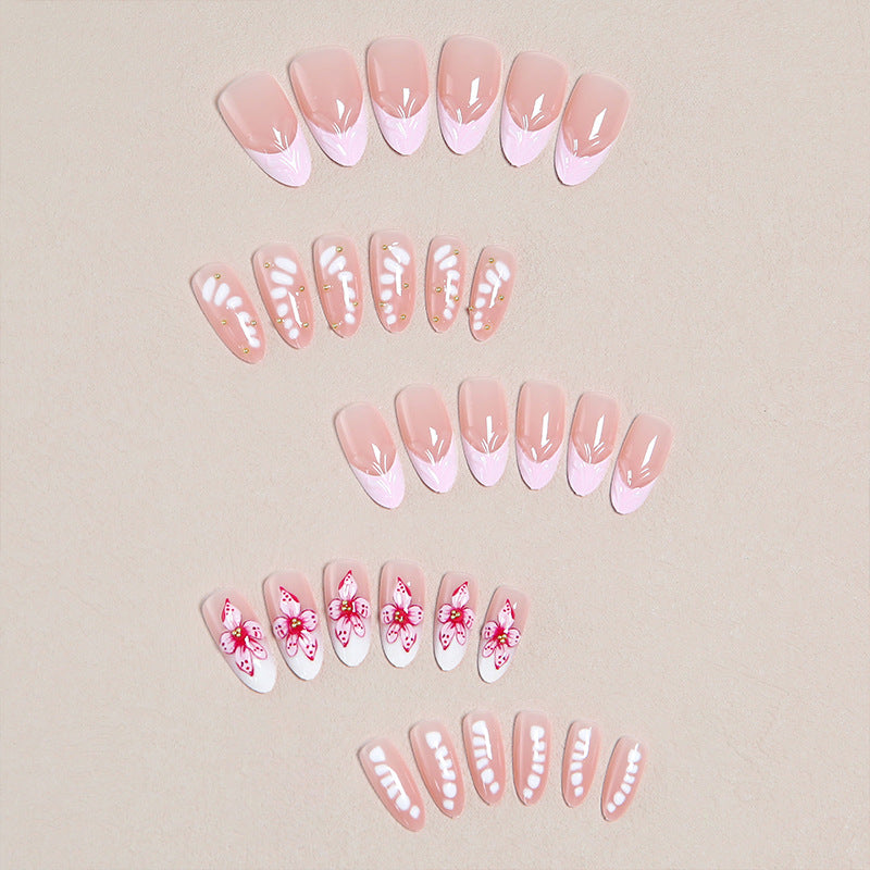 DIY Art Nail Set with Floral Accents Stornfield