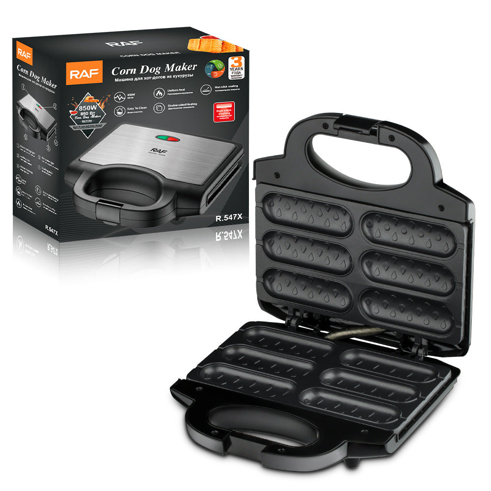Multi-Cavity Waffle Maker with Non-Stick Plates Stornfield