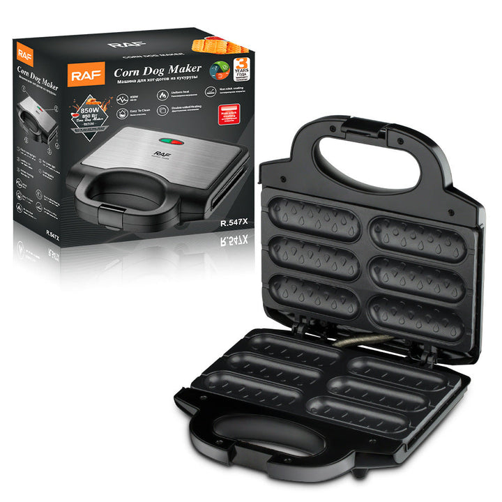 Multi-Cavity Waffle Maker with Non-Stick Plates Stornfield