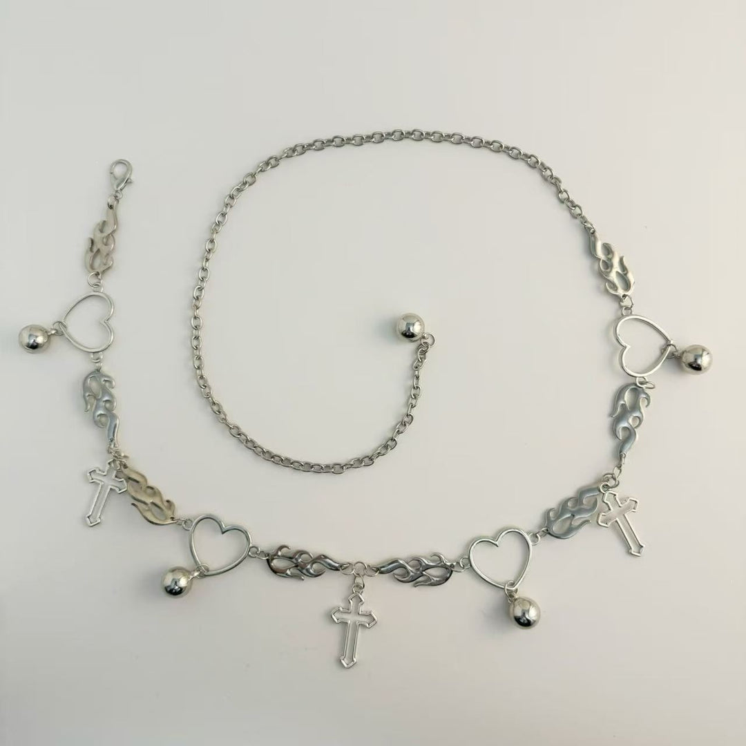 Fashionable chain belt with pendants Stornfield