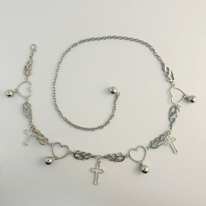 Fashionable chain belt with pendants Stornfield