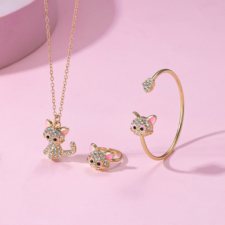 Playful Cat Jewelry Set Stornfield