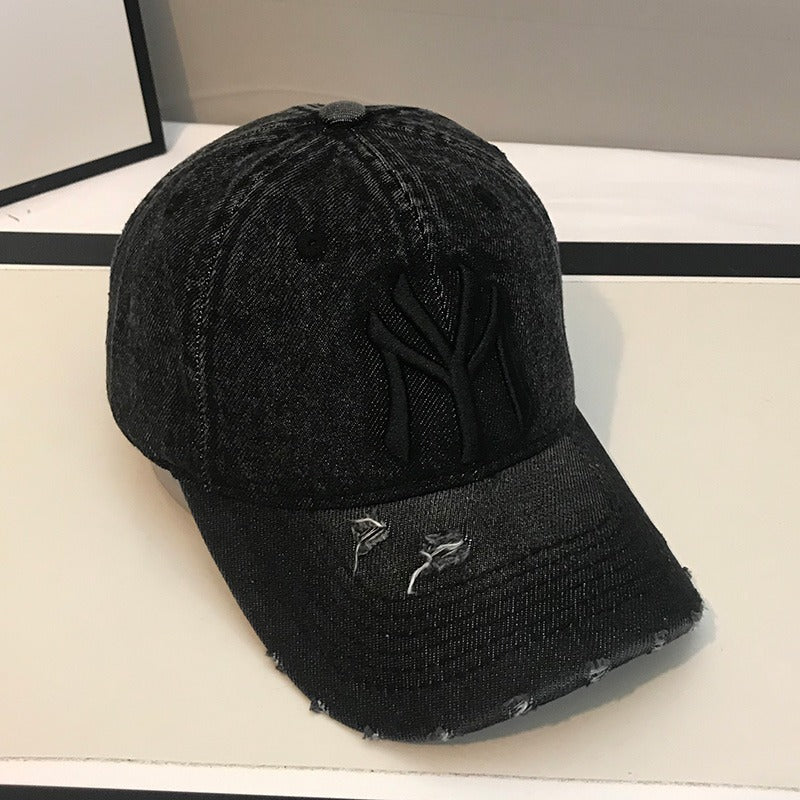 Men's Distressed Denim Baseball Cap Stornfield 1784188165