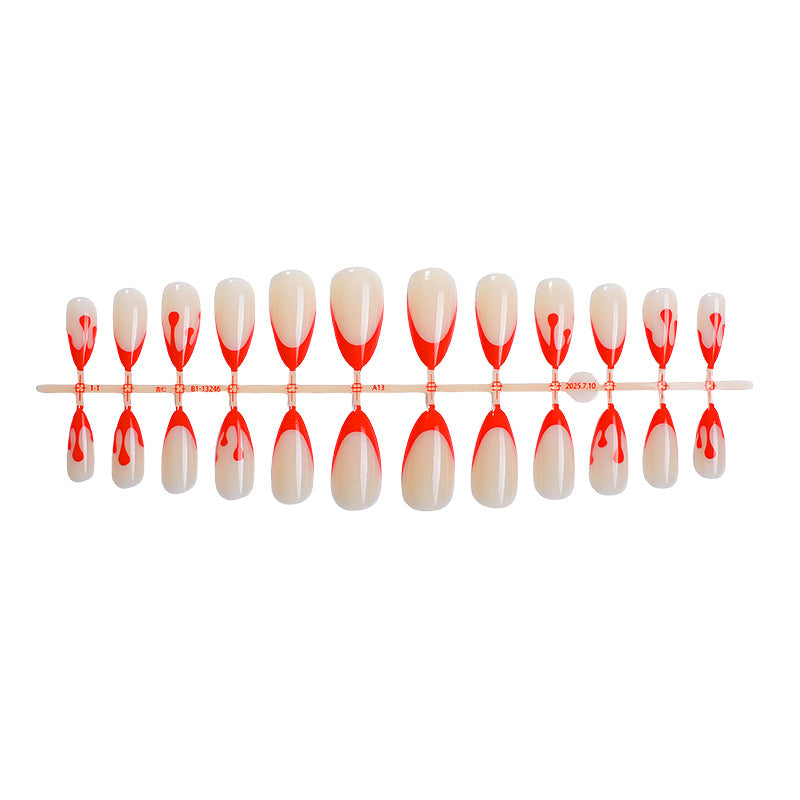 Premium Artistic Press-On Nail Set Stornfield