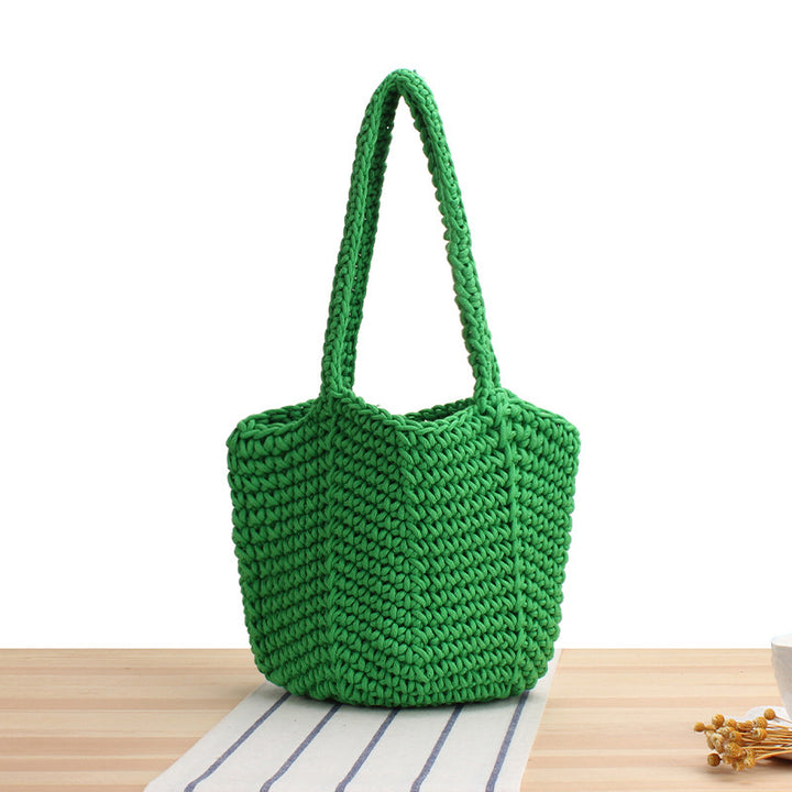 Braided Beach Bag in Modern Style Stornfield