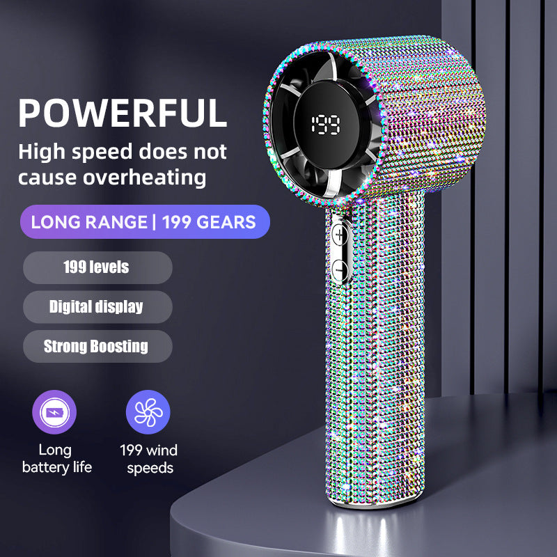Women's High-Performance Handheld Hair Dryer with Brilliant Accents Stornfield