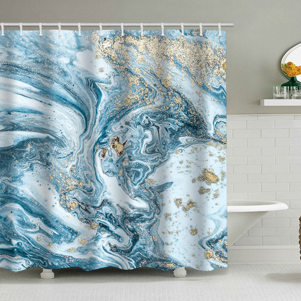 Artistic Marble Design Shower Curtain Stornfield