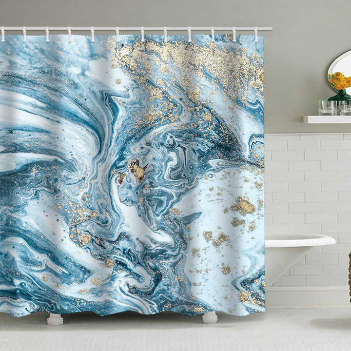 Artistic Marble Design Shower Curtain Stornfield