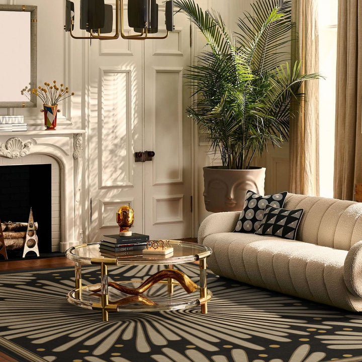 Artistic Geometric Pattern Area Rug