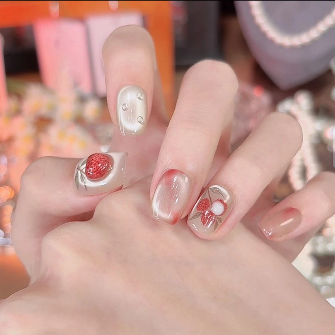 Artistic Floral Nail Design Stornfield
