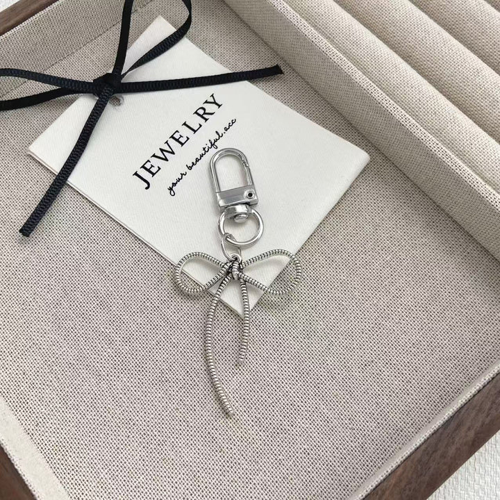 Elegant Bow-Shaped Keychain Stornfield 1787102672