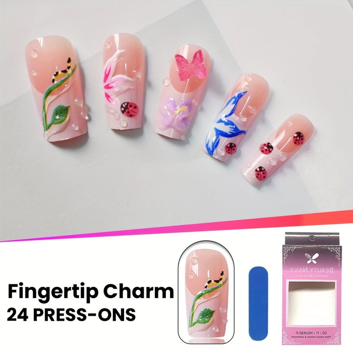 Decorative Press-On Nail Enhancements Stornfield