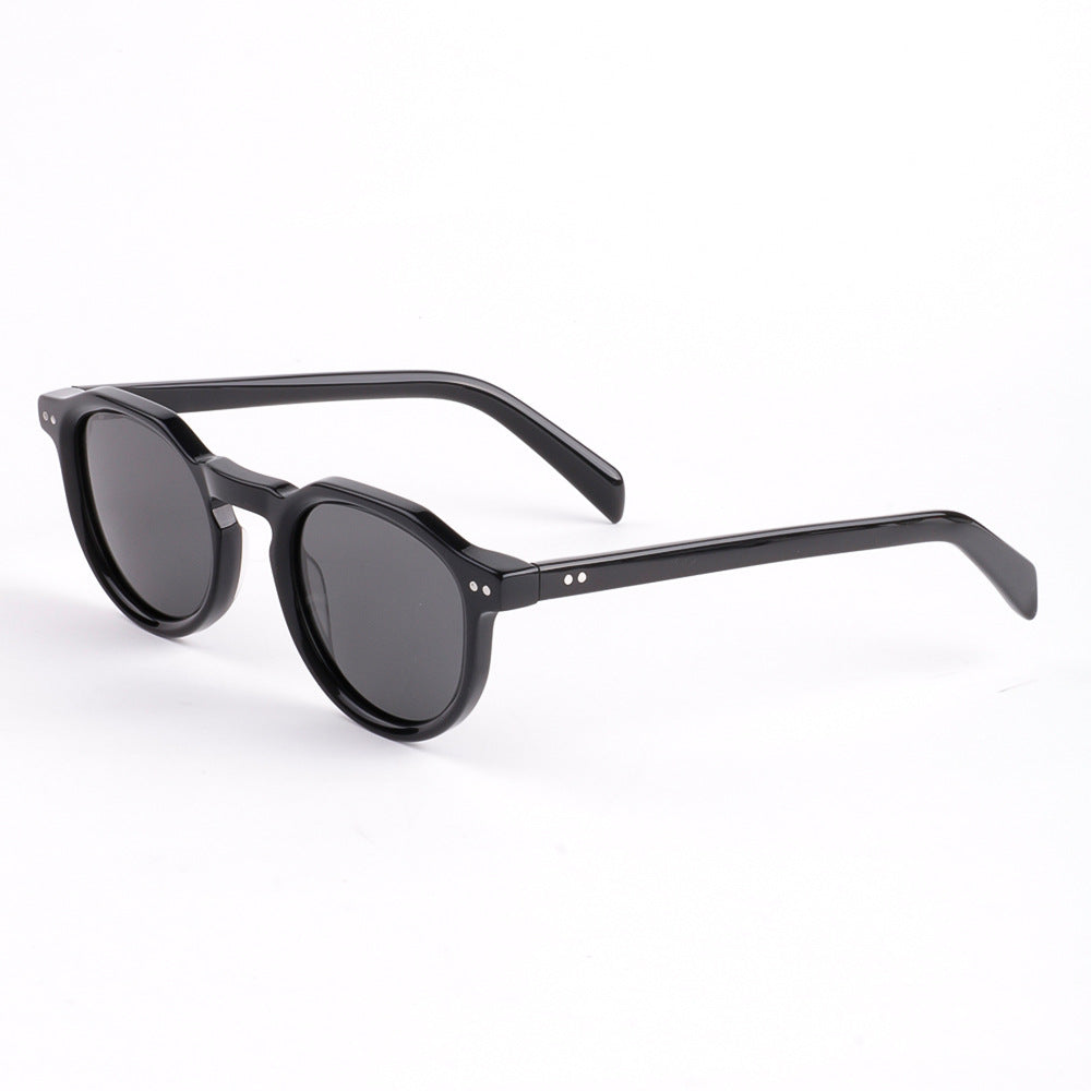 Ladies' fashionable sunglasses with stylish round frame and UV protection Stornfield
