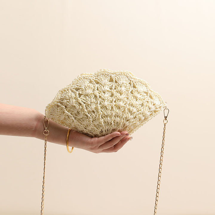 Elegant Clutch Bag in Shell Design Stornfield