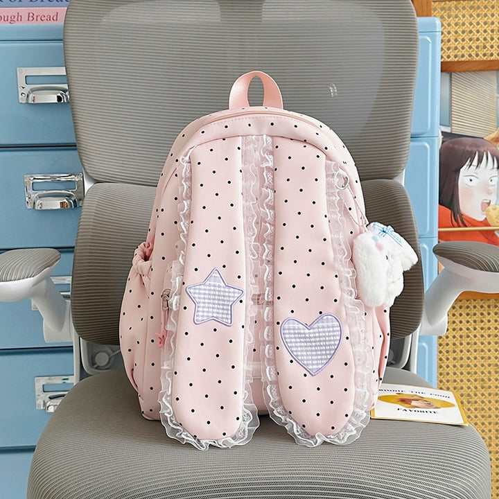 Cute Bunny-Ear Drawstring Backpack Stornfield