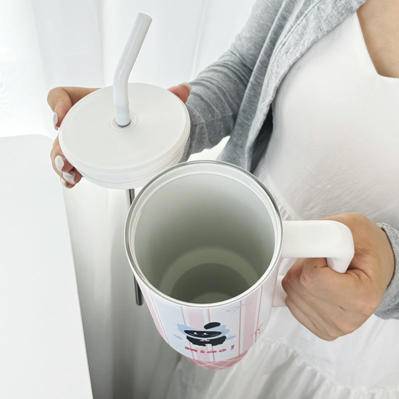 Women's thermos cup with cheerful vegetable design Stornfield
