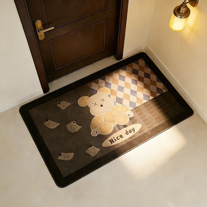Artistic Cartoon Entrance Mat Stornfield