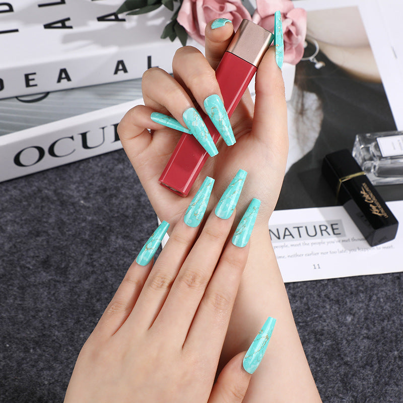 Artificial nails in elegant geometric design Stornfield